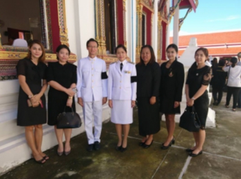 บัณฑิตวิทยาลัยร่วมพิธีถวายผ้าพระกฐินพระราชทาน
ประจำปี 2560