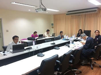 ภาพบรรยากาศการสอบเค้าโครงวิทยานิพนธ์
นายเจมส์ พึ่งผล