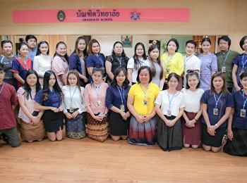 บุคลากรบัณฑิตวิทยาลัยร่วมแต่งกายด้วยผ้าไทยทุกวันพฤหัสบดี