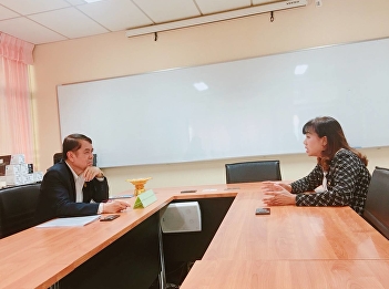 บรรยากาศการสัมภาษณ์นักศึกษาใหม่สาขาวิชานิติวิทยาศาสตร์