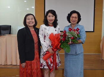 บรรยากาศการสอบป้องกันวิทยานิพนธ์ ของ
คุณนันทพร ดำรงพงศ์