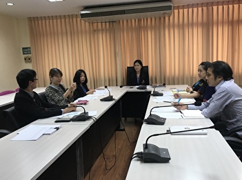 คณบดีบัณฑิตวิทยาลัยประชุมผู้บริหารเพื่อสนองนโยบายการขับเคลื่อนทิศทางยุทธศาสตรมหาวิทยาลัย