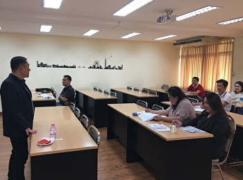 บรรยากาศการเรียนการสอน วันที่ 6 ตุลาคม
2561 หลักสูตรบริหารธุรกิจดุษฎีบัณฑิต
(D.B.A.)