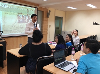 an invited guest speaker, gave a lecture
on Psychology for Teachers for students
in the program.