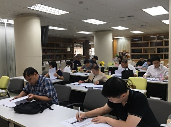 a lecture on Master of Arts in
Development Administration for the
students in the  program