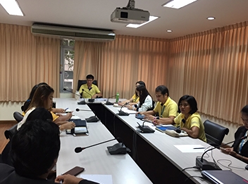 The Office of the Graduate School staff
meeting to arrange the Graduate School
Homecoming project