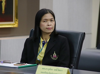 คณบดีบัณฑิตวิทยาลัยร่วมต้อนรับคณะกรรมการตรวจประเมินคุณภาพการศึกษาภายใน
มหาวิทยาลัยราชภัฏสวนสุนันทา