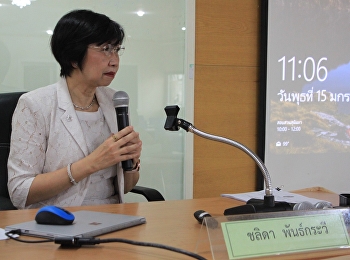 บรรยากาศการสอบป้องกันวิทยานิพนธ์
ของคุณชลิดา พันธ์กระวี