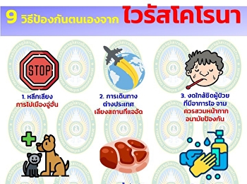 9 วิธีป้องกันตนเองจากไวรัสโคโรนา