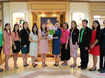 บัณฑิตวิทยาลัยเข้าอวยพรเนื่องในวันคล้ายวันเกิด
รศ.ดร.ชุติกาญจน์ ศรีวิบูลย์