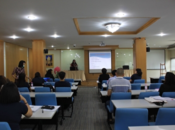 บรรยากาศการเรียนการสอนวิชา
ระเบียบวิธีวิจัยชั้นสูงและการออกแบบการวิจัยด้านการบริหารการพัฒนา