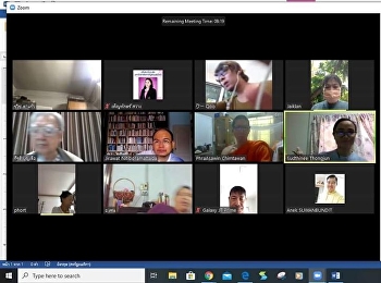 บรรยากาศการเรียนการสอนออนไลน์
