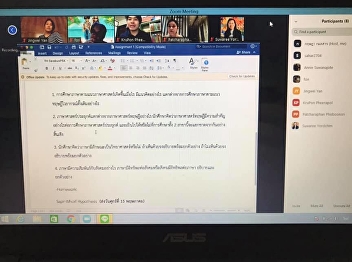 Online teaching class for Linguistics in
the LNG5301 course in Applied
Linguistics