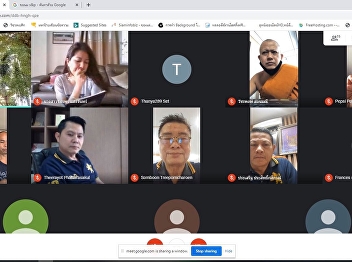 Online teaching class in Research
Methodology, Department of Development
Administration