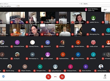 Online teaching class for Doctor of
Philosophy Program in Development
Administration on January, 17, 2021.