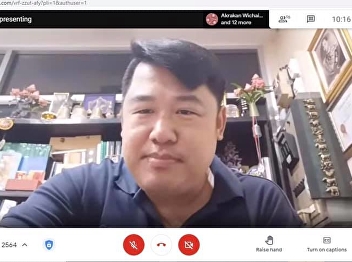 Online teaching class for Doctor of
Philosophy Program program in Philosophy
& Ethics on January, 23, 2021.
