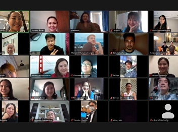Online teaching class for Doctor of
Philosophy Program  in Development
Administration on January, 24, 2021.