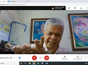 ประมวลภาพกิจกรรมการเรียนการสอนออนไลน์
โดยโปรแกรม google meet