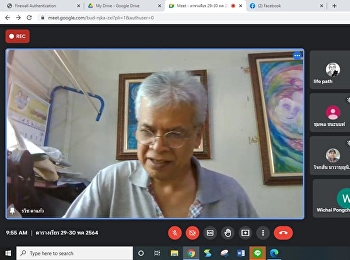 ประมวลภาพกิจกรรมการเรียนการสอนออนไลน์
โดยโปรแกรม google meet