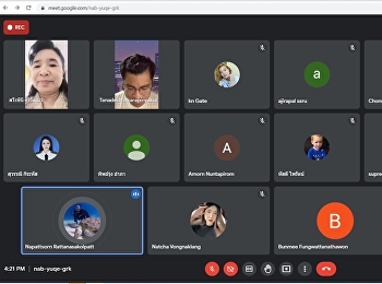การเรียนการสอนออนไลน์
นักศึกษาระดับปริญญาโท