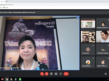 การเรียนการสอนออนไลน์
นักศึกษาระดับปริญญาโท วันอาทิตย์ ที่ 23
มกราคม 2565