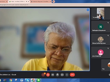 Online teaching atmosphere on March 6,
2022