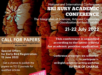 National and international academic
conferences 