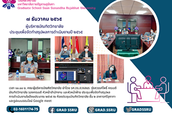 Graduate School Management  Meeting to
summarize the performance of the year
2022