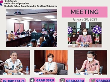 Graduate School held a meeting of
personnel under the Graduate School No.
1/2023