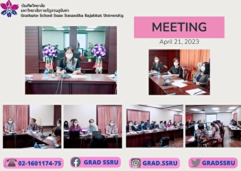 Graduate School held a meeting of
personnel under the Graduate School No.
3/2023