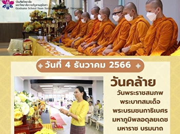Thaksinanupadhan merit-making ceremony
offered as a royal merit to His Majesty
King Bhumibol Adulyadej His Majesty
Bhumibol Adulyadej the Great Borommanat
Bophit