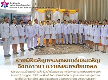 Attending the Ceremony of Chanting
Buddhist Mantras and Meditation for
Royal Blessings