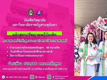 The Linguistics Program, Graduate
School, Rajabhat Suan Sunandha
University, is now accepting
applications for graduate students for
the 1st semester of 2567.