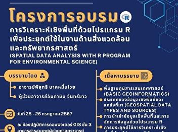 Invitation to join the training project
Spatial Data Analysis with R Program for
Environmental Science (Spatial Data
Analysis with R Program for
Environmental Science)