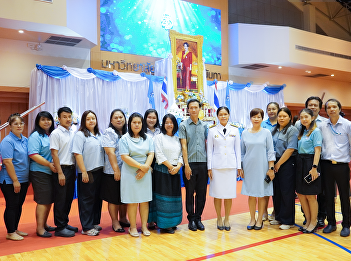 The ceremony to offer blessings on the
occasion of the birthday anniversary of
Her Majesty Queen Sirikit, the Queen
Mother