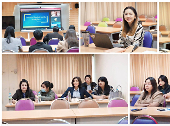 Graduate School organized a training
program on using English for
communication and work.