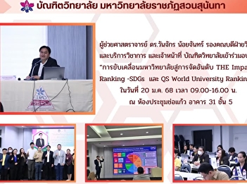 Participated in the training on “Driving
Universities towards THE Impact Ranking
- SDGs and QS World University Rankings”
