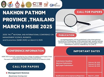 Invitation to submit papers to national
and international academic conferences