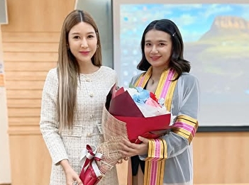 Congratulations to the master's degree
student 