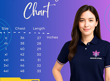 Graduate School Polo Shirt – Now
Available for Pre-order!