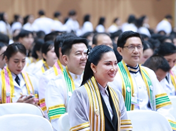 The Graduate School of Suan Sunandha
Rajabhat University participated in the
dress rehearsal for the 2025 Royal
Graduation Ceremony.
