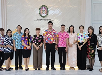 Continuing the Songkran Tradition 2026:
Graduate School Participates in Water
Blessing Ceremony with Suan Sunandha
Rajabhat University Administrators