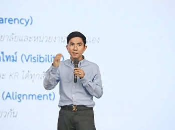 On May 5, 2026, Assistant Professor Dr.
Wanchak Noichan, Dean of the Graduate
School, along with Dr. Panu
Pattanapanithipong, Vice Dean for
Planning and Quality Assurance, Graduate
School, participated in a training
workshop on Objective and Key Result (O