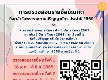 Important Announcement for Graduates