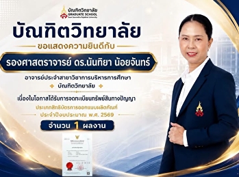Graduate School Suan Sunandha Rajabhat
University congratulations