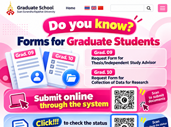 To make it easier for graduate students
to submit documents and track their
status, you can now submit them online: